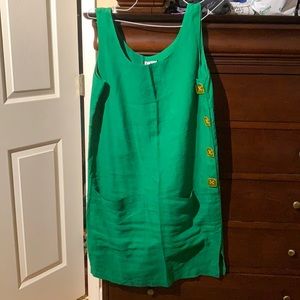 DKNY green dress/coverup